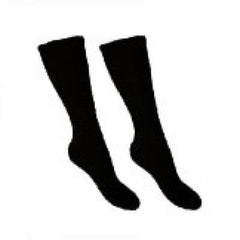Black fashion socks