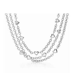 Fashion long bronze necklace